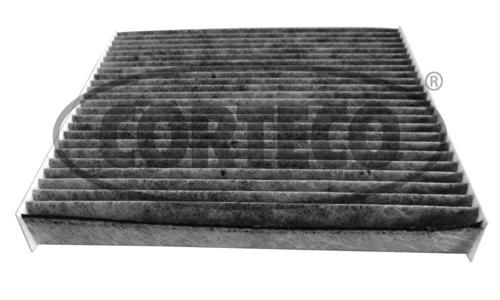 CC1529 CORTECO Activated Carbon Filter, 214 mm x 180 mm x 24 mm Width: 180mm, Height: 24mm, Length: 214mm Cabin filter 49368139 buy