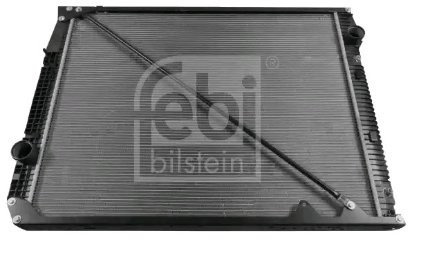 FEBI BILSTEIN 49686 Kühler, Motorkühlung für MERCEDES-BENZ ACTROS MP2 / MP3 LKW in Original Qualität
