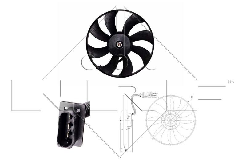 49853 Fan Wheel, engine cooling NRF 49853 review and test