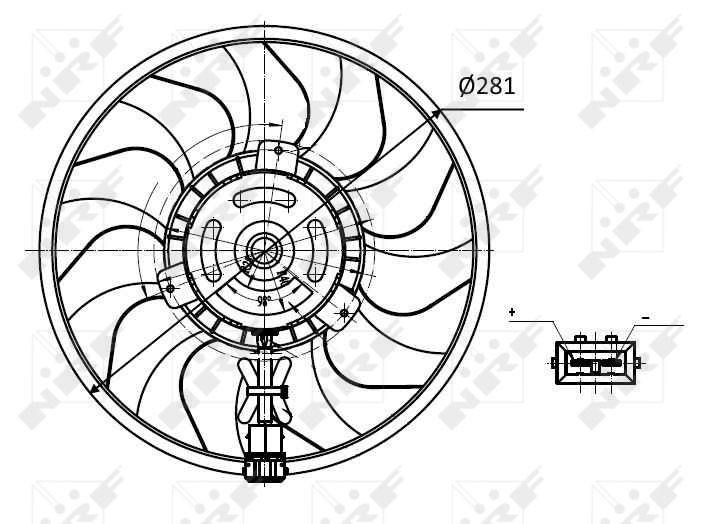 49858 Fan Wheel, engine cooling NRF 49858 review and test