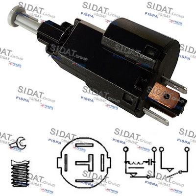 SIDAT 5.140052 Brake Light Switch 12 40 701