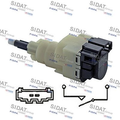 SIDAT 5.140091 Brake Light Switch 7H0927189
