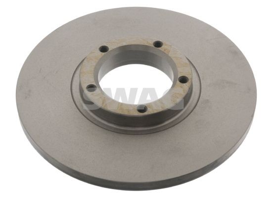 SWAG 50 90 3166 Brake disc Front Axle, 255x14,5mm, 5x100, solid, Coated