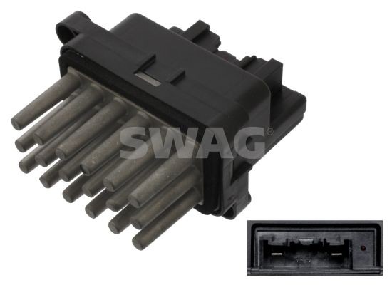 Volkswagen CC Heater fan resistor 9813202 SWAG 50 93 8645 online buy