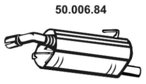 EBERSPÄCHER 50.006.84 Rear silencer SMART experience and price