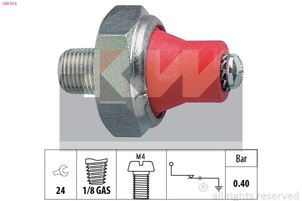 KW 500 014 Oil Pressure Switch HONDA experience and price