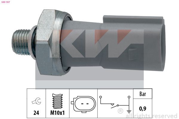 Original 500 197 KW Oil pressure switch VW