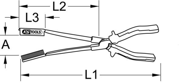 Zündkerzenstecker-Zange, 290 mm