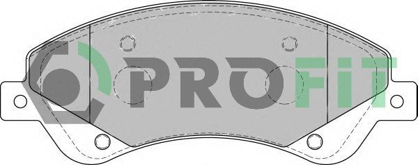 PROFIT 5000-1929 Brake pad set 1554523
