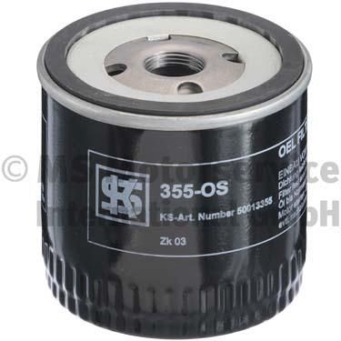 KOLBENSCHMIDT 50013355 Oil filter M22 x 1,5, with one anti-return valve, Spin-on Filter