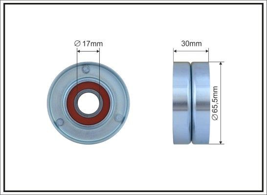 Great value for money - CAFFARO Tensioner pulley 500186