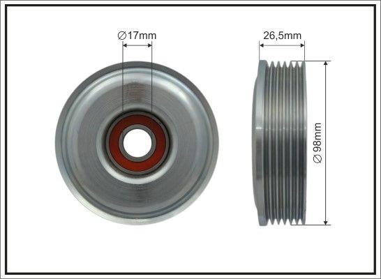 Great value for money - CAFFARO Tensioner pulley 500211