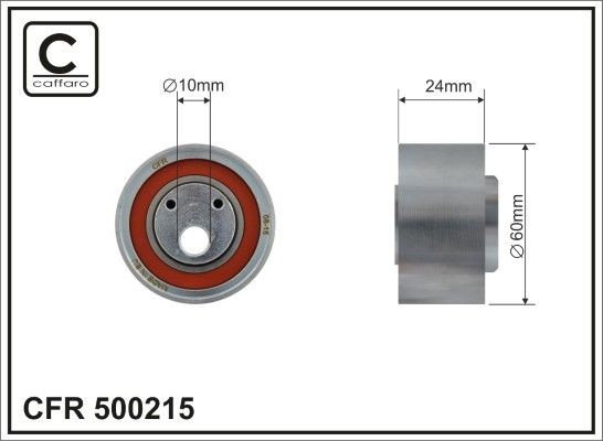 CAFFARO Timing belt idler pulley AUDI 100 Saloon (4A2, C4) new 500215