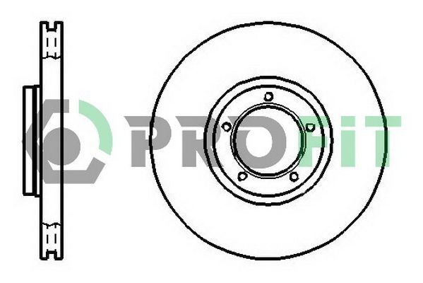 PROFIT 5010-0849 Brake disc 5209816