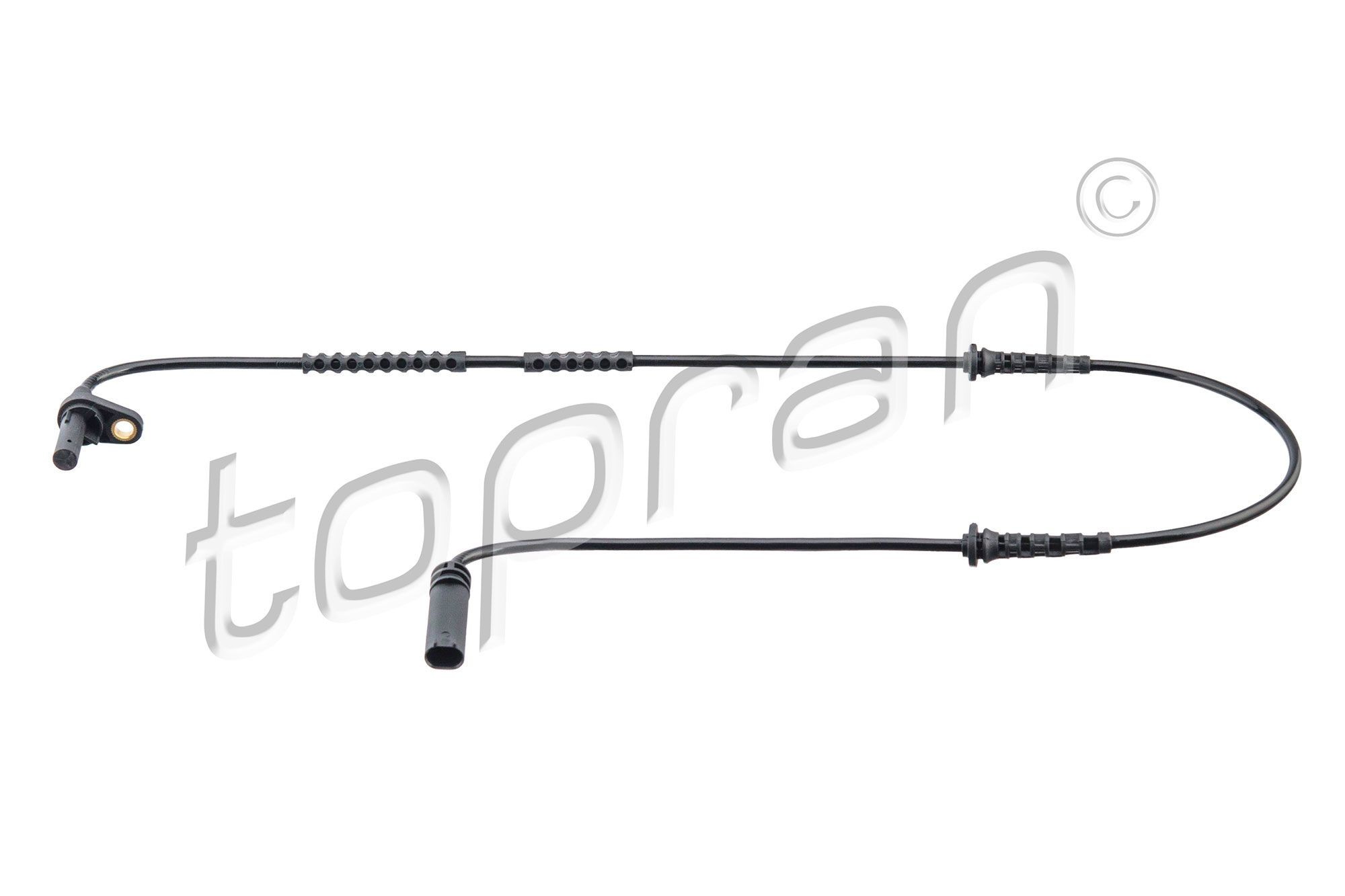 TOPRAN 502 996 ABS sensor Front Axle Left, Front Axle Right, with cable, for vehicles with ABS, 988mm