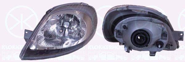 KLOKKERHOLM 50890126 Headlight 4408723