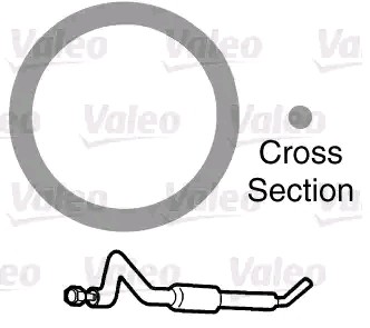 Seal, coolant tube VALEO 509155 - Volkswagen TIGUAN Pipes and hoses spare parts order