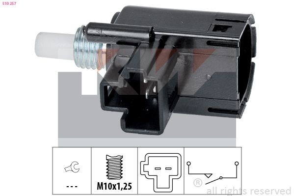KW 510 257 MITSUBISHI Clutch interlock switch in original quality