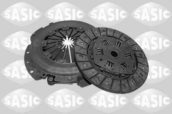 SASIC 5100019 Clutch kit with clutch pressure plate, with clutch disc, with Centering Pin, 230mm