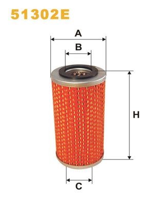 WIX FILTERS 51302E Oil filter 826137M91