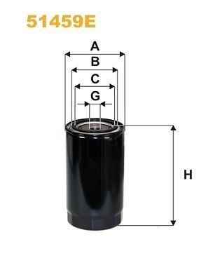 WIX FILTERS 3/4-16 UNF, Spin-on Filter Inner Diameter 2: 72, 62,5mm, Ø: 95mm, Height: 169mm Oil filters 51459E buy