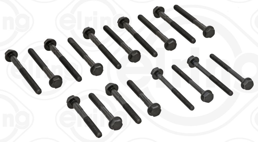 114.300 ELRING Cylinder head bolts LAND ROVER Male Hex