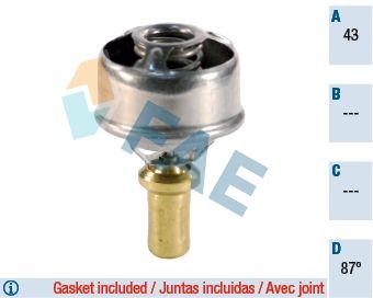 Renault 25 Engine thermostat FAE 5202887 cheap