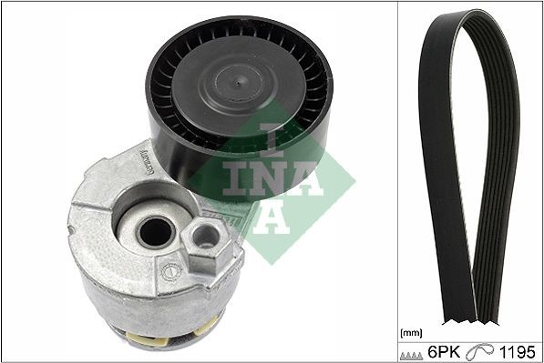 INA 529011710 Tensioner pulley 1175 092 64R