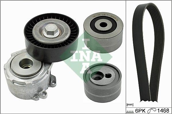 INA 529015610 Tensioner pulley 16 138 377 80