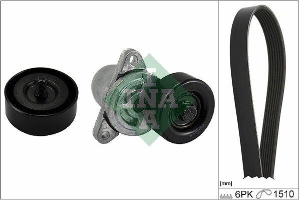 INA 529021510 Tensioner pulley 2528727000
