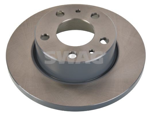 SWAG 53 92 9160 Brake disc Rear Axle, 276x16mm, 5x118, solid, Coated