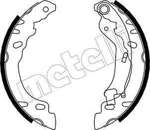 METELLI 53-0090 Brake Shoe Set FORD experience and price