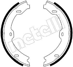 METELLI Handbrake shoes rear and front Mercedes C215 new 53-0247