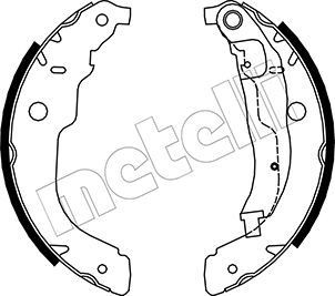 METELLI Drum brake shoe support pads rear and front PEUGEOT 207 SW Box Body / Estate (WK_) new 53-0333