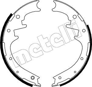 53-0561 METELLI Drum brake pads FORD 254,0 x 65 mm