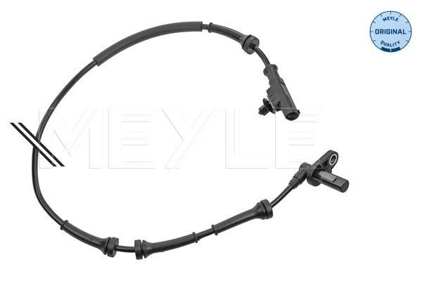 MEYLE 53-14 899 0005 ABS sensor Rear Axle, Rear Axle both sides, ORIGINAL Quality, Active sensor, 2-pin connector, 1250mm