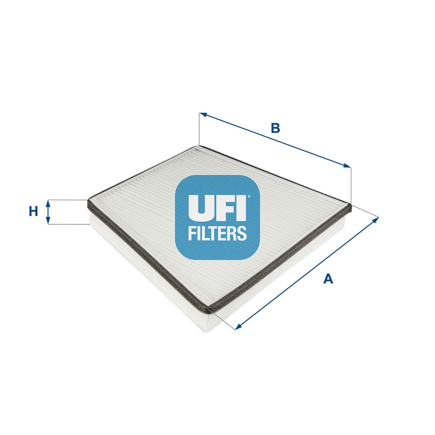 UFI 53.245.00 Pollen filter Particulate Filter, 305 mm x 255 mm x 35 mm