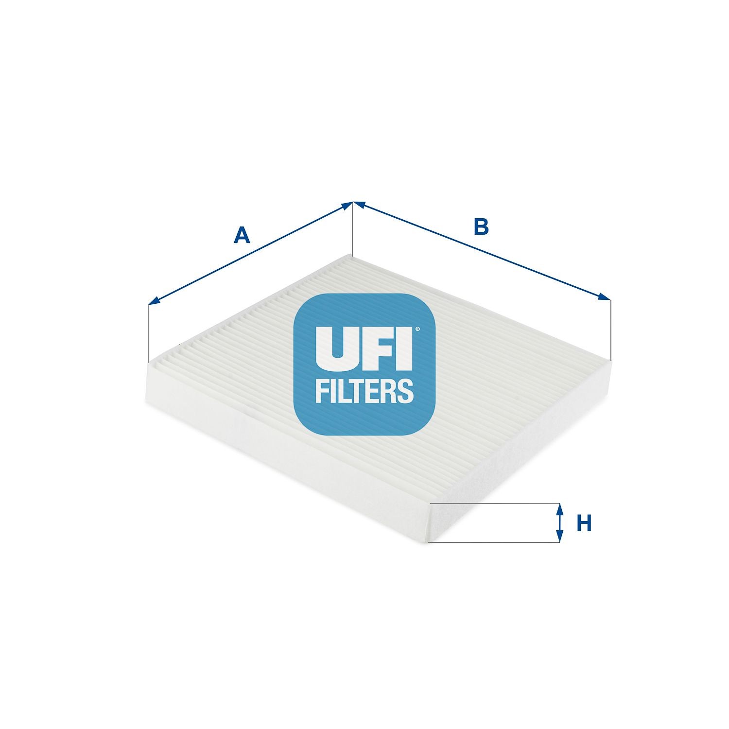 UFI 53.246.00 Pollen filter Particulate Filter, 232 mm x 248 mm x 30 mm