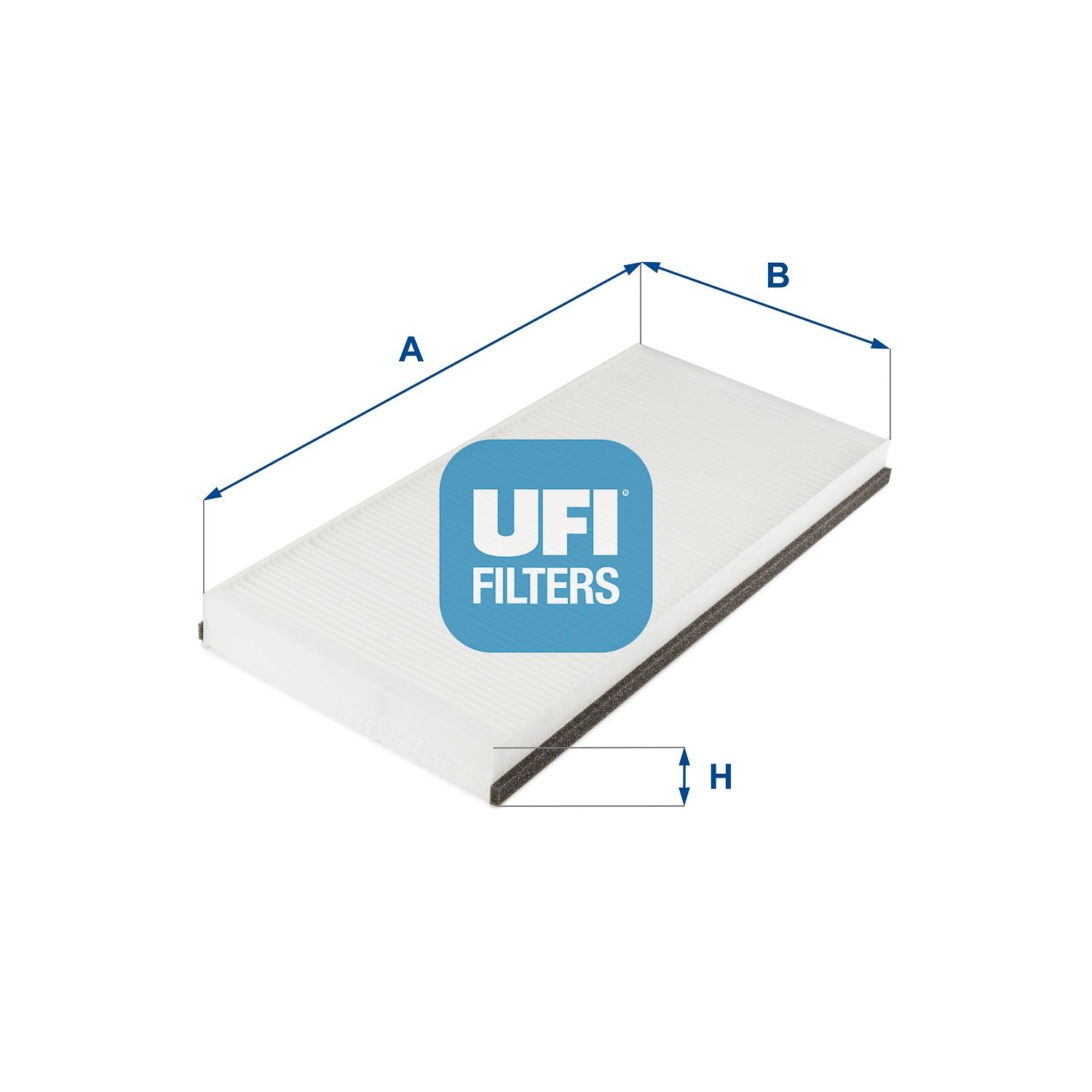 UFI 53.247.00 Pollen filter Particulate Filter, 394 mm x 181 mm x 32 mm