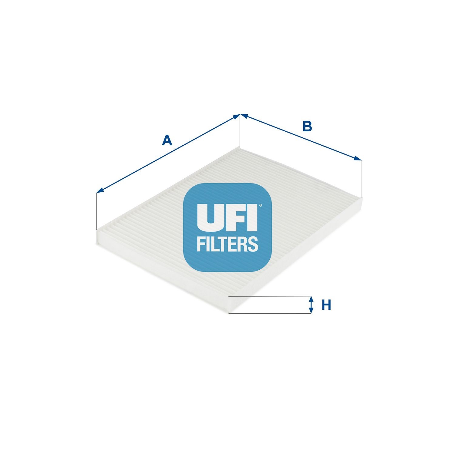 UFI Particulate Filter, 240 mm x 170 mm x 17 mm Width: 170mm, Height: 17mm, Length: 240mm Cabin filter 53.252.00 buy