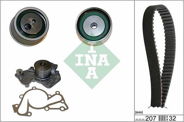 INA 530 0430 30 KIA Cambelt and water pump kit in original quality