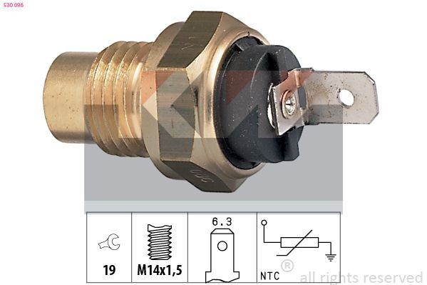 Oil temperature sensor KW M14x1,5, Made in Italy - OE Equivalent - 530 096