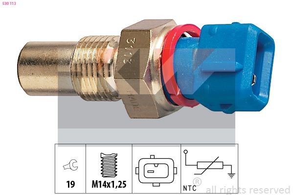 FACET 7.3113 KW M14x1,25, Made in Italy - OE Equivalent Sensor, oil temperature 530 113 buy