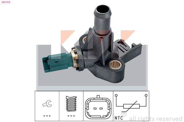 Coolant sensor KW Made in Italy - OE Equivalent - 530 318