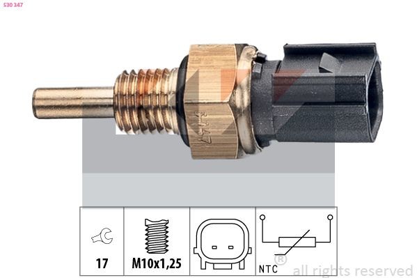 Coolant temperature sensor KW Made in Italy - OE Equivalent - 530 347