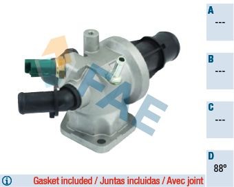 Great value for money - FAE Engine thermostat 5308588