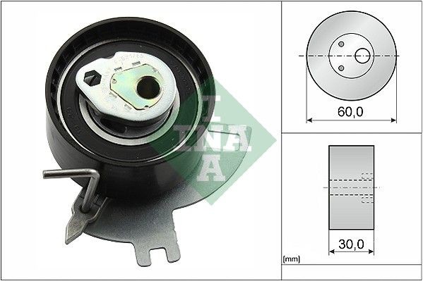 Original INA 530 0489 30 Timing belt idler pulley 531 0885 10 for OPEL MOVANO