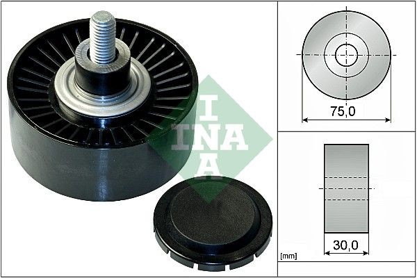 INA Ø: 75mm Deflection / Guide Pulley, v-ribbed belt 532 0751 10 buy