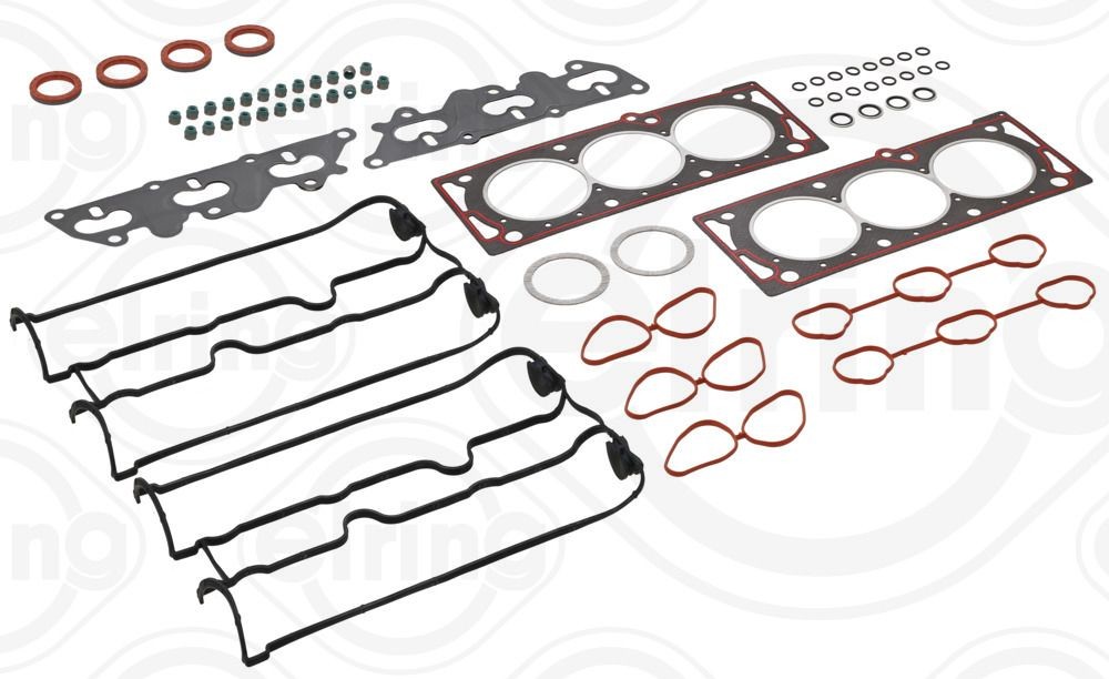 ELRING with valve cover gasket, with valve stem seals, with cylinder head gasket Head gasket kit 745.681 buy