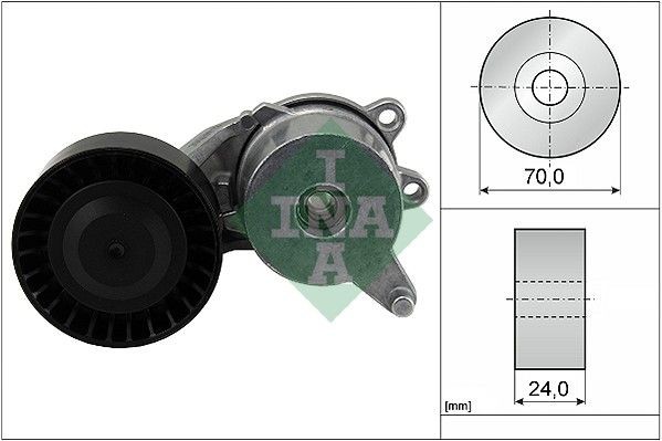 534 0553 10 INA Drive belt tensioner CITROËN 70 mm x 24 mm